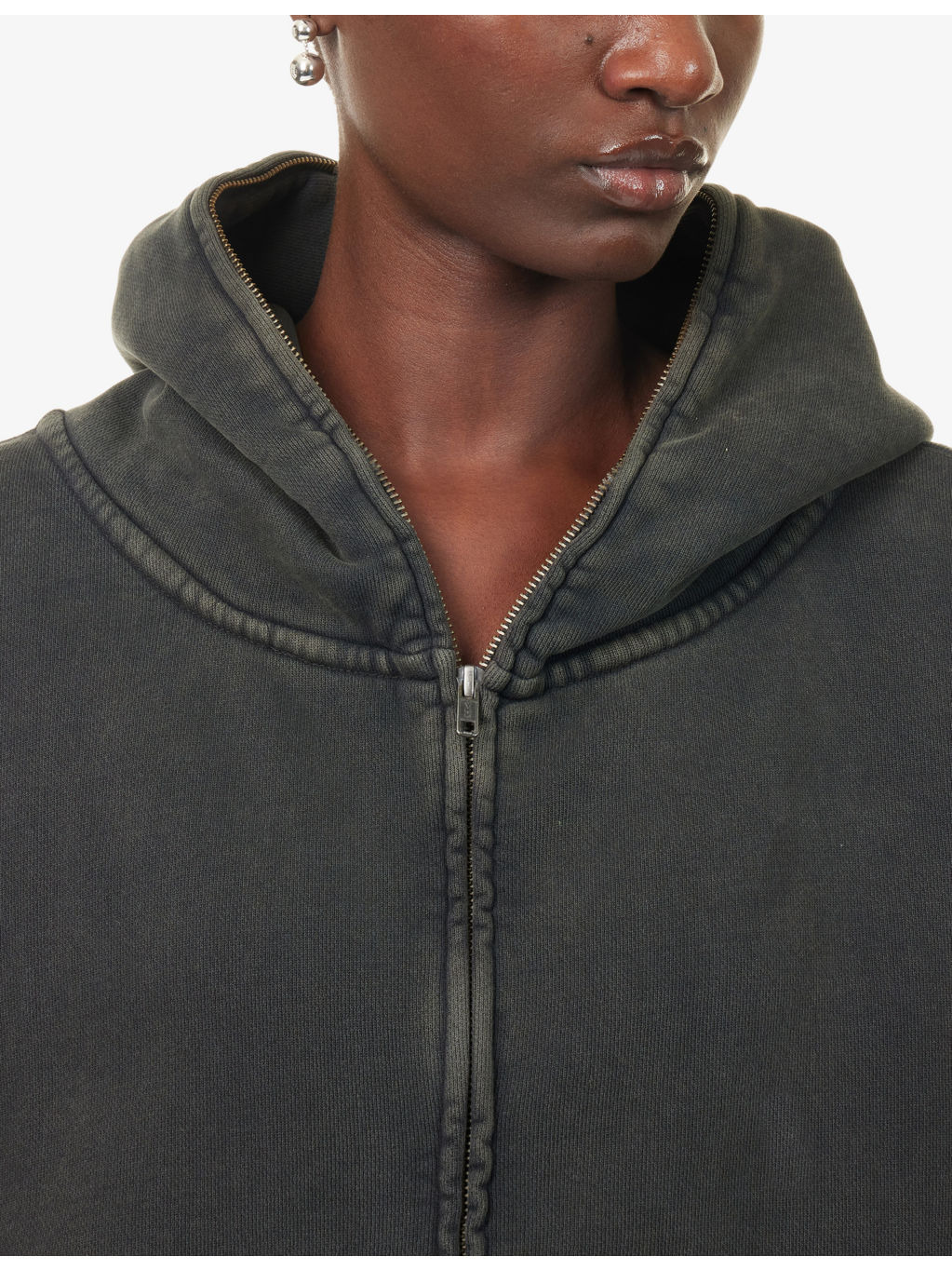 Eternal Zip Cotton-Jersey Hoodie - 5