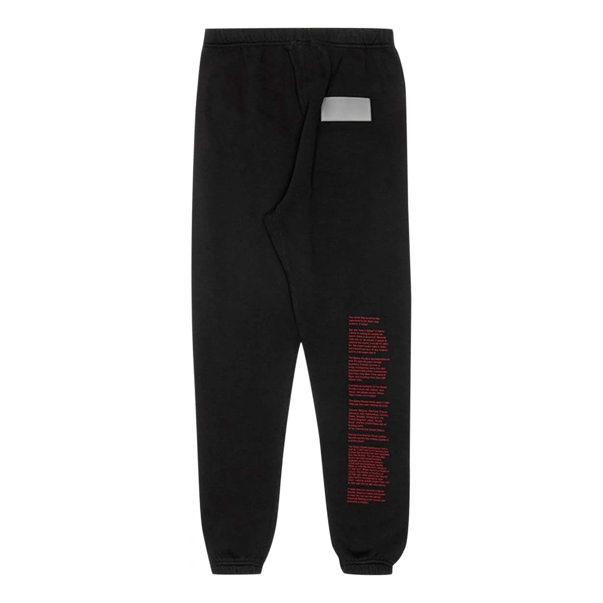 HERON PRESTON x NASA Facts Slim Pants 'Black' HMCH005F198080201088 - 2