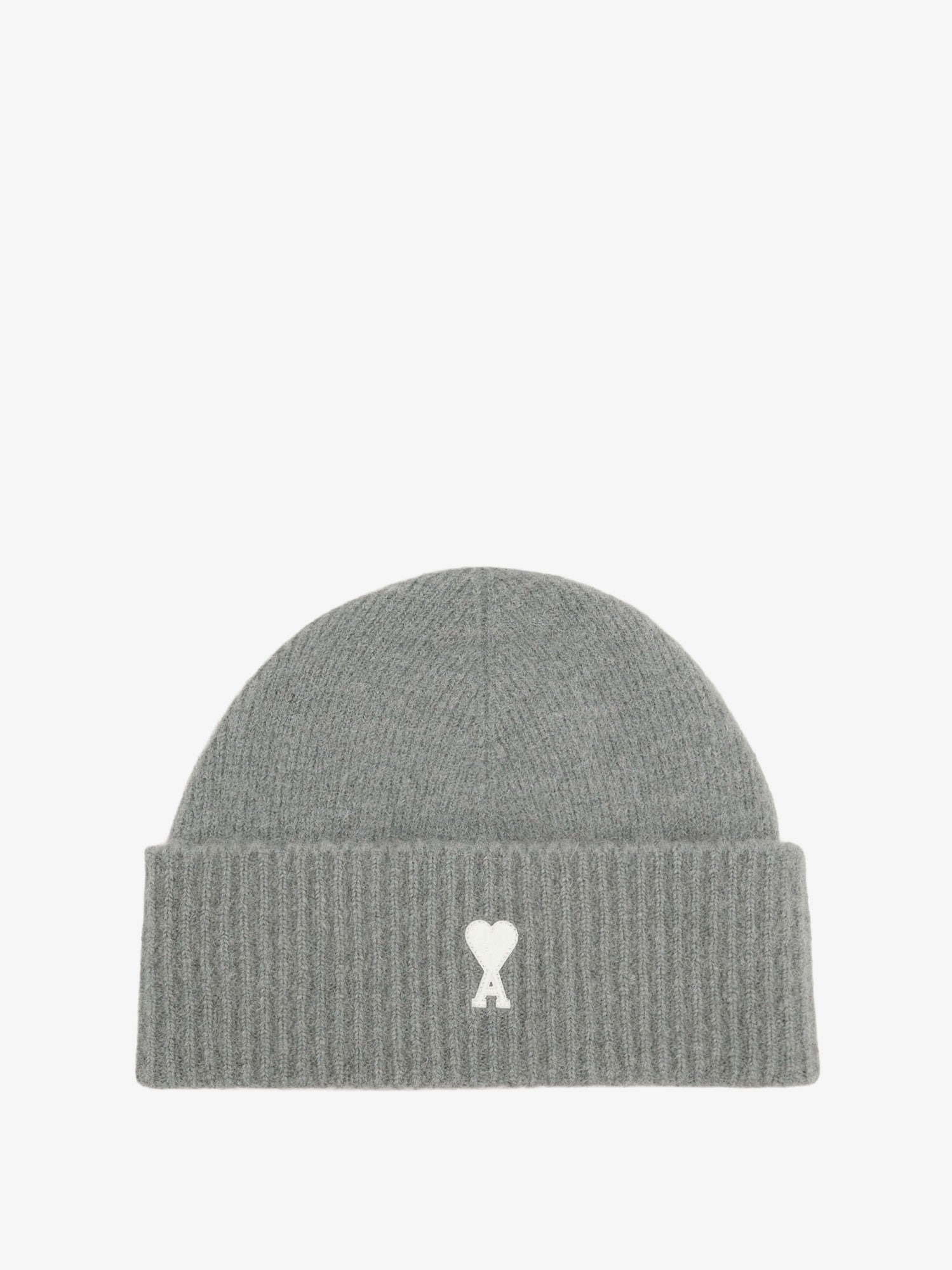 Ami Paris Alpaca Blend Beanie Hat - 1