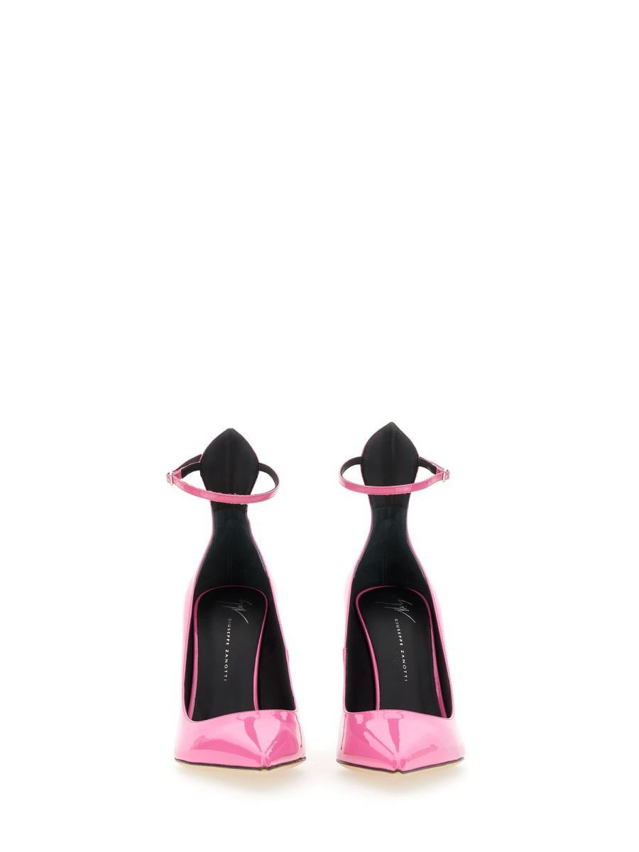 GIUSEPPE ZANOTTI PATENT LEATHER PUMPS - 4