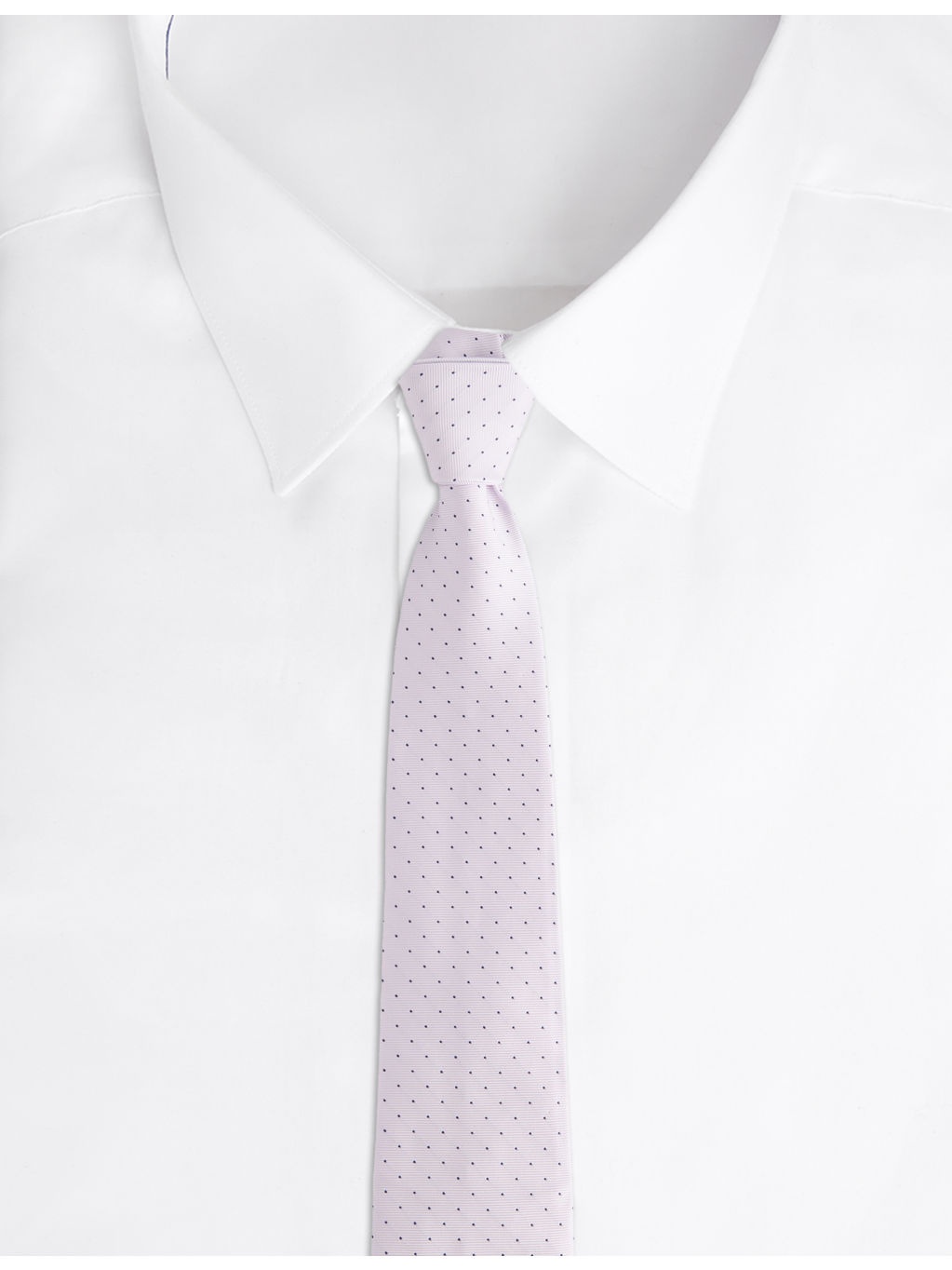 Polka-Dot Wide-Blade Silk Tie - 3