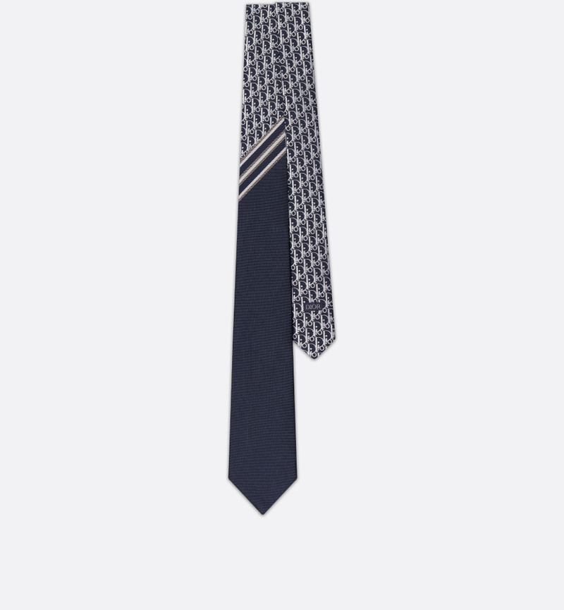 Striped Dior Oblique Tie 1