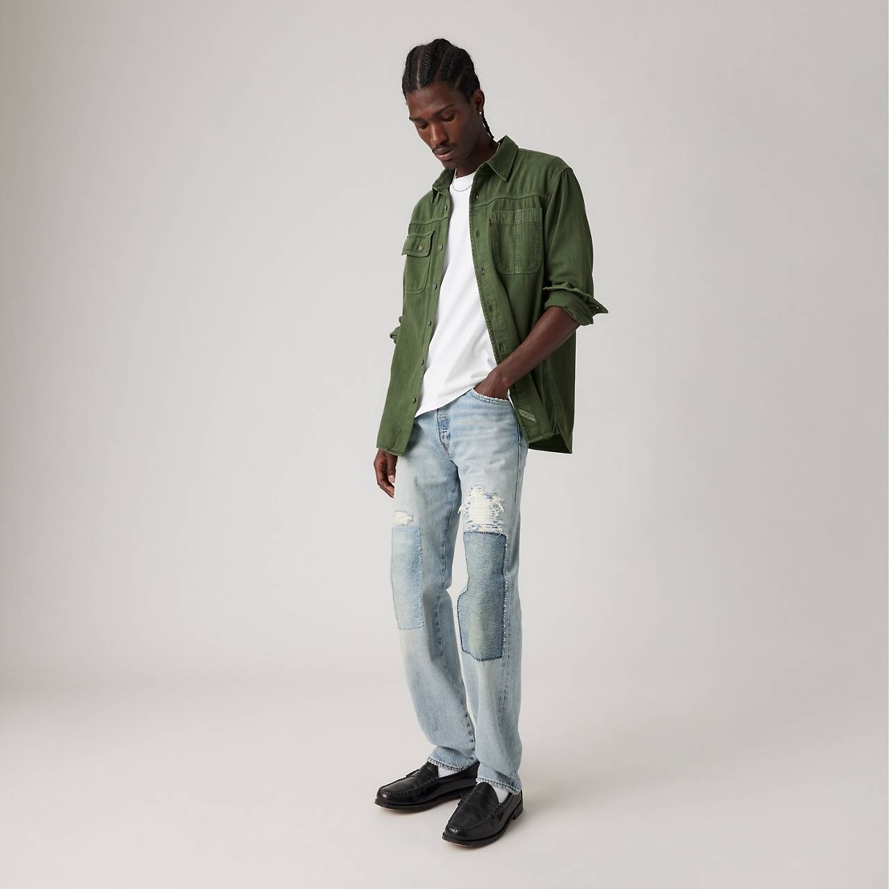 501® ORIGINAL FIT SELVEDGE MEN'S JEANS - 3