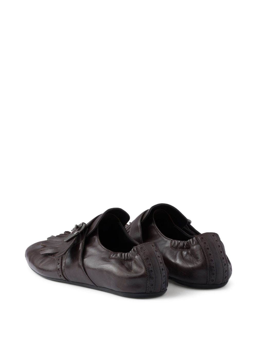 fringed monk-strap loafers - 3