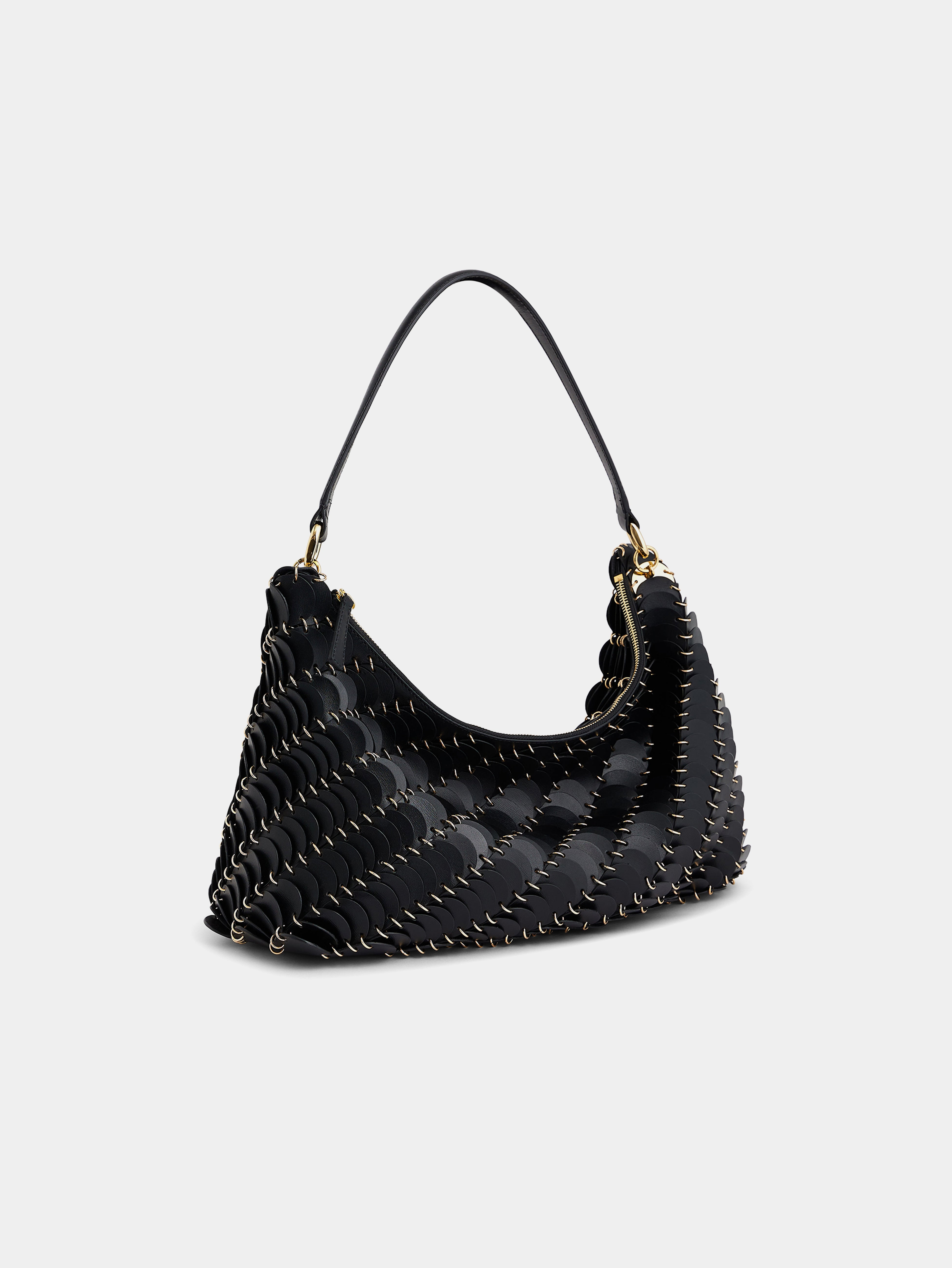 BLACK PACO LEATHER BAG - 2