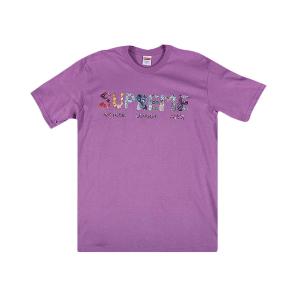 Supreme Crystals T-Shirt 'Purple' - 1