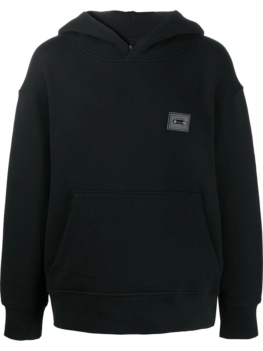 patch-detail hoodie - 1