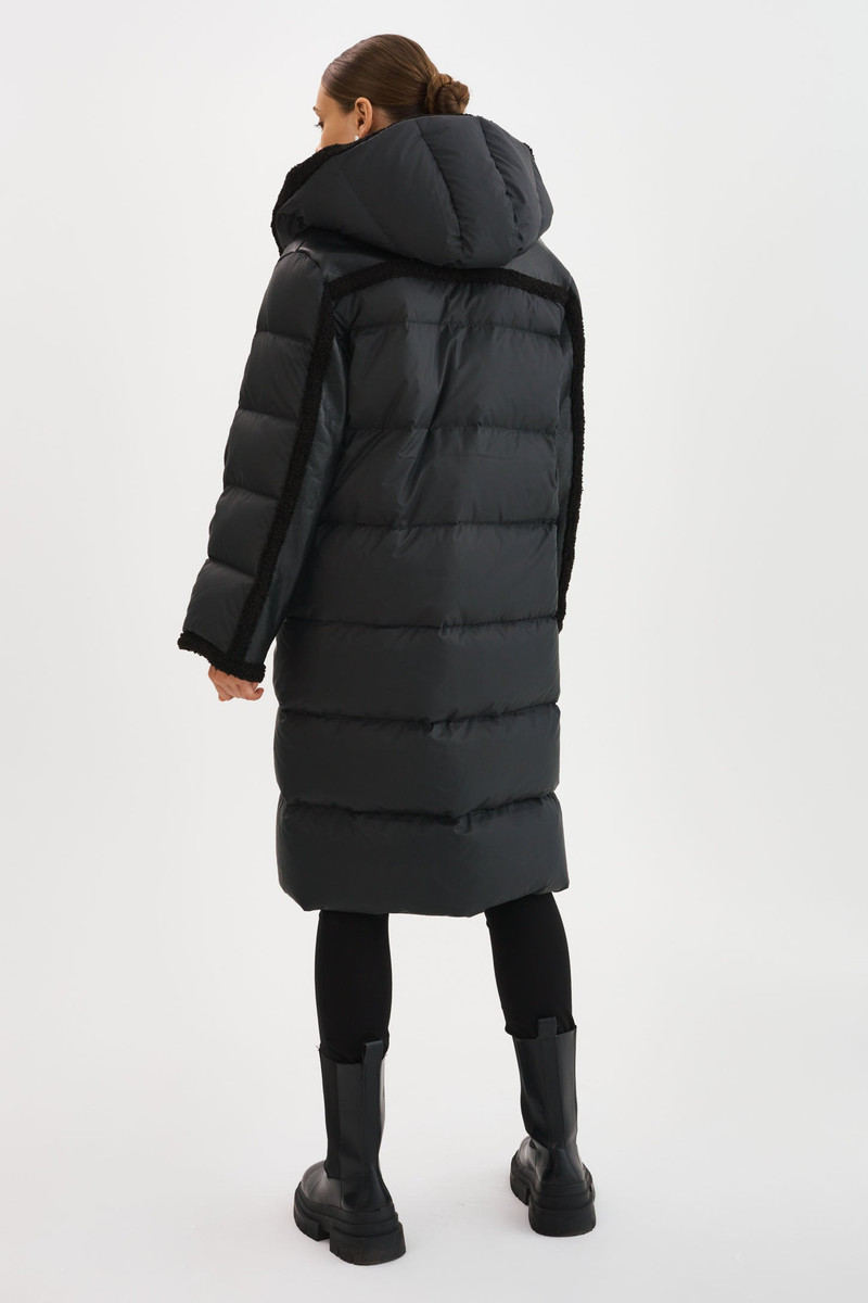 REXANA | Mixed Media Puffer Coat 6