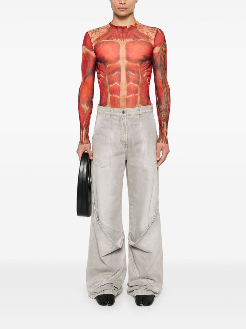 Jean Paul Gaultier Écorché top outlook