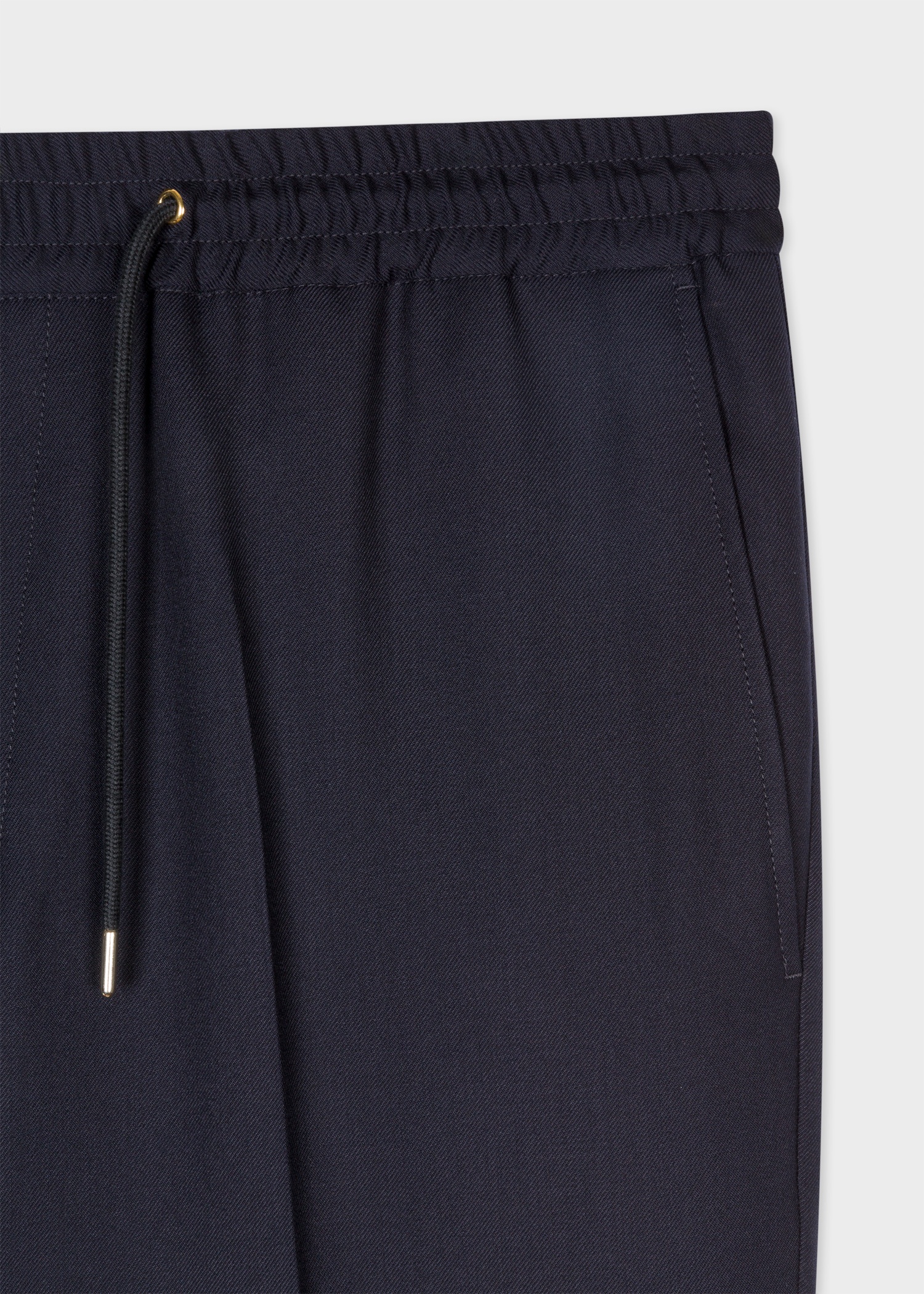 A Suit To Travel In - Slim-Fit Drawstring-Waist Wool Pants - 2