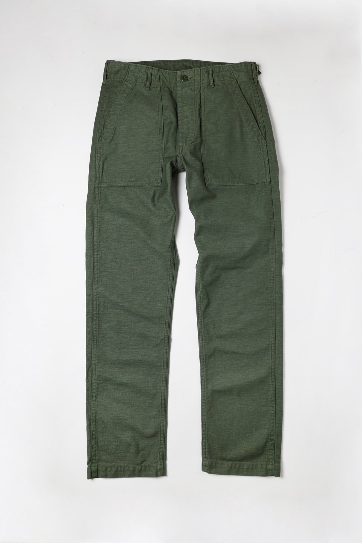 Slim Fit Fatigue Pants - Green - 1