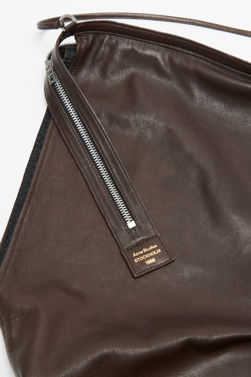 Leather bodysuit - Dark brown 6