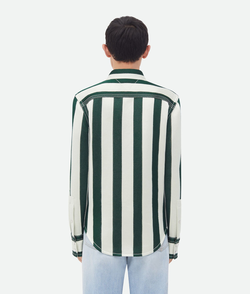 Striped Cotton Viscose Shirt 3