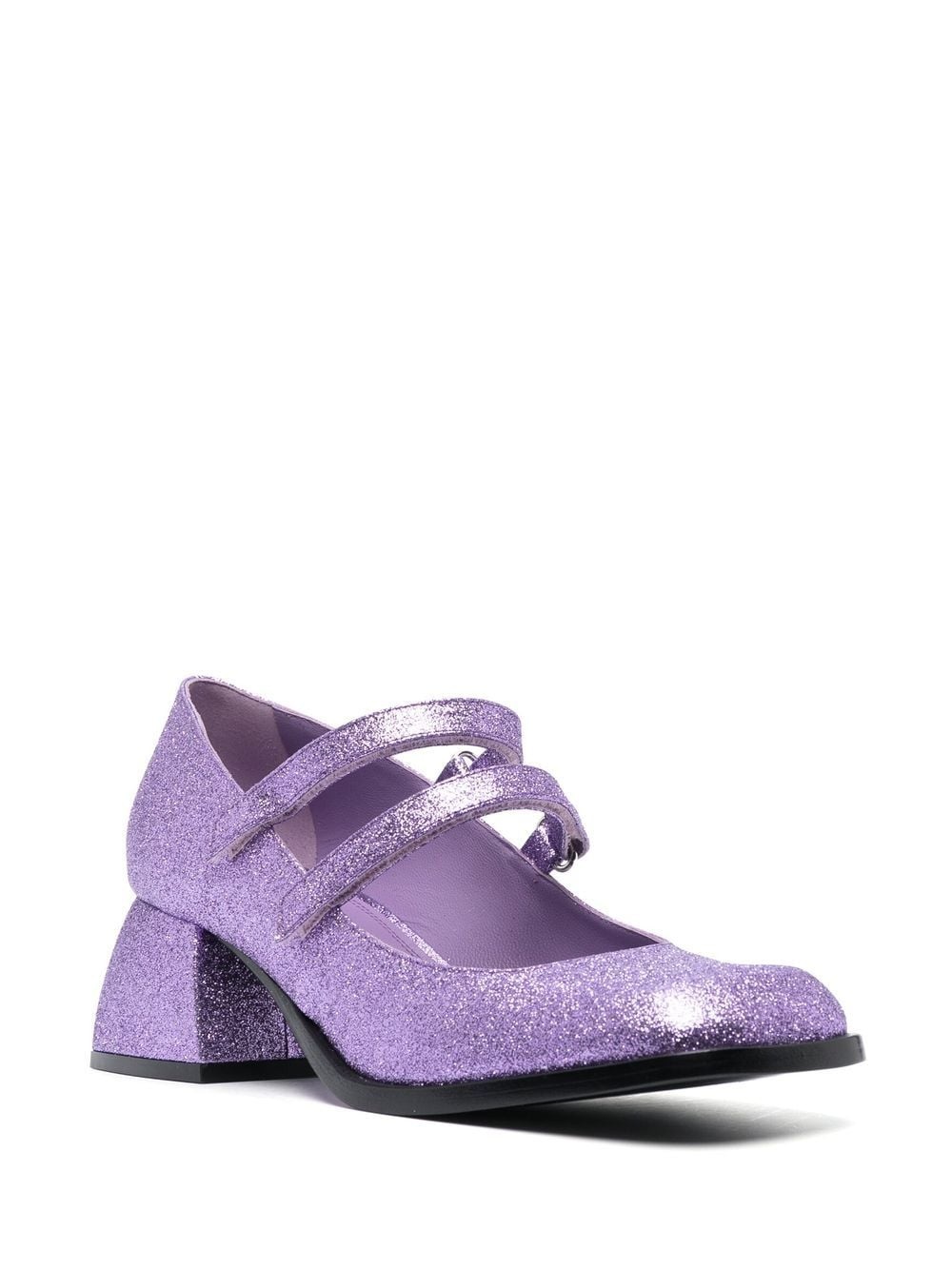 Bacara 55mm glitter mary-jane shoes - 2