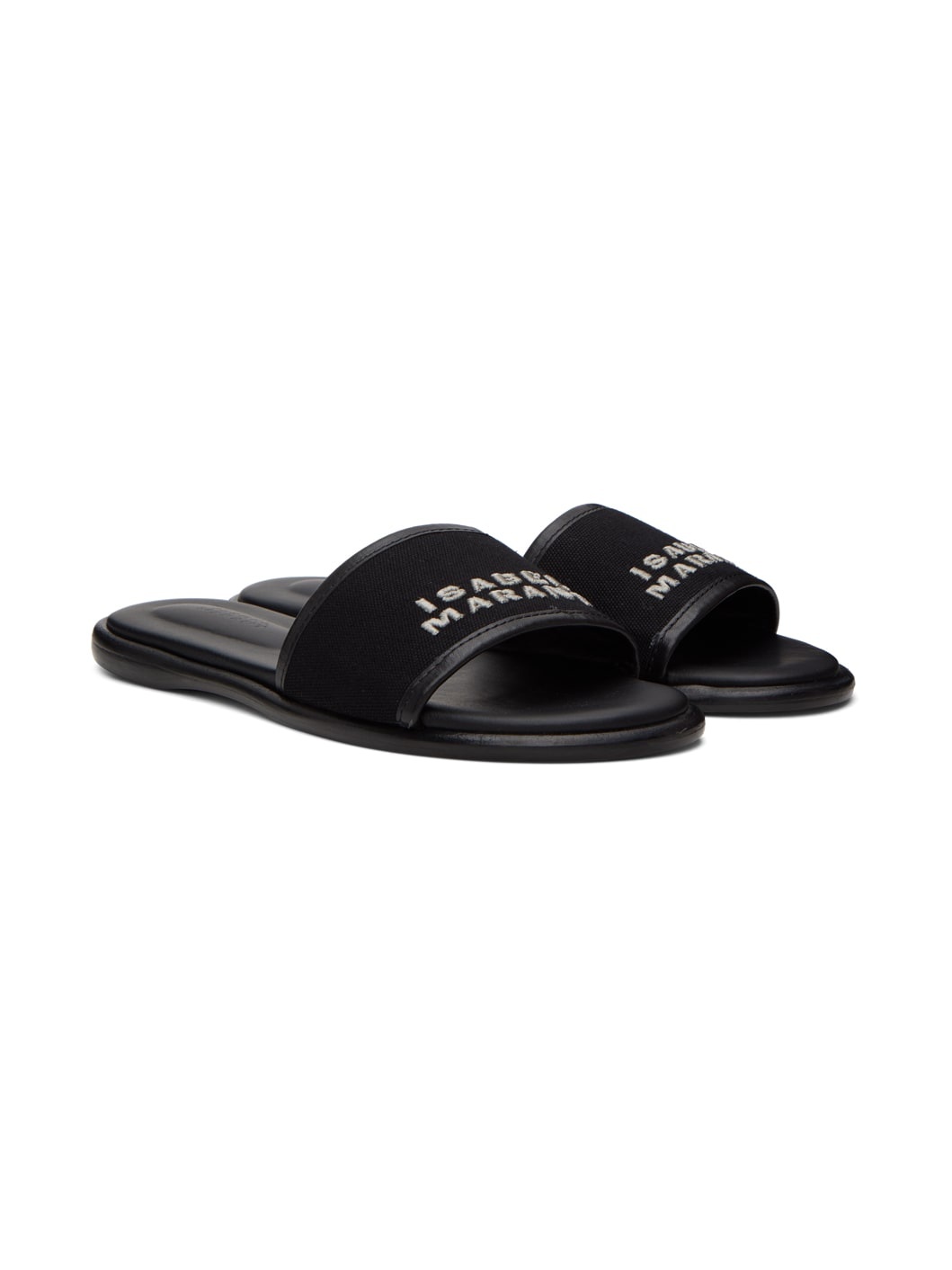 Black & Navy Vikee Sandals - 4