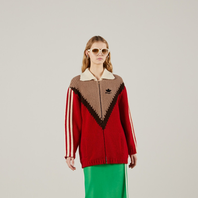adidas x Gucci wool cardigan 5