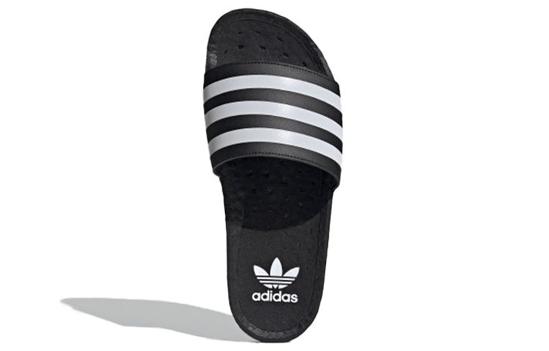 adidas Adilette Boost Slides 'Core Black White' FU9884 5