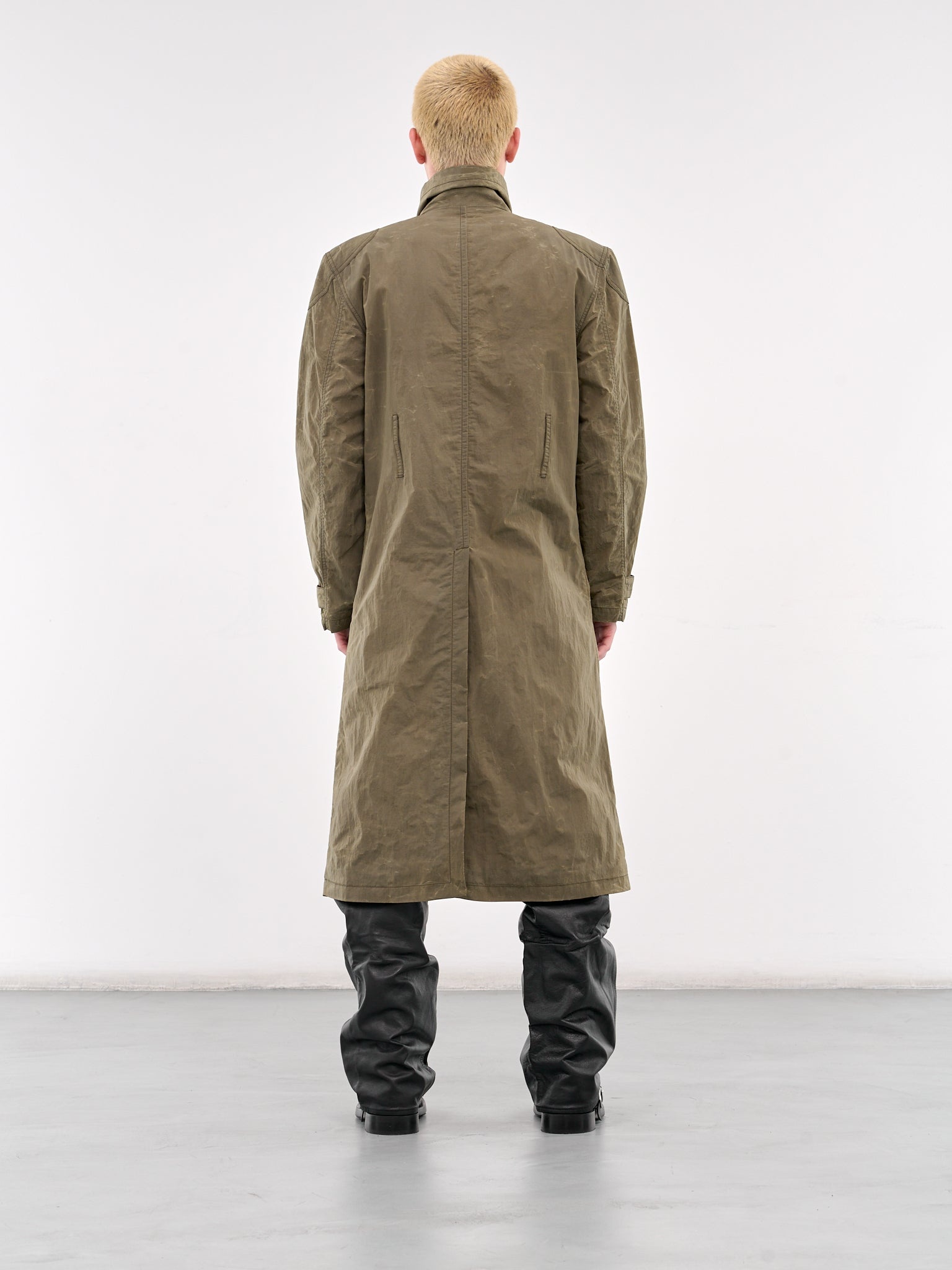 Scarred Bio Soldier Trench Coat - 3