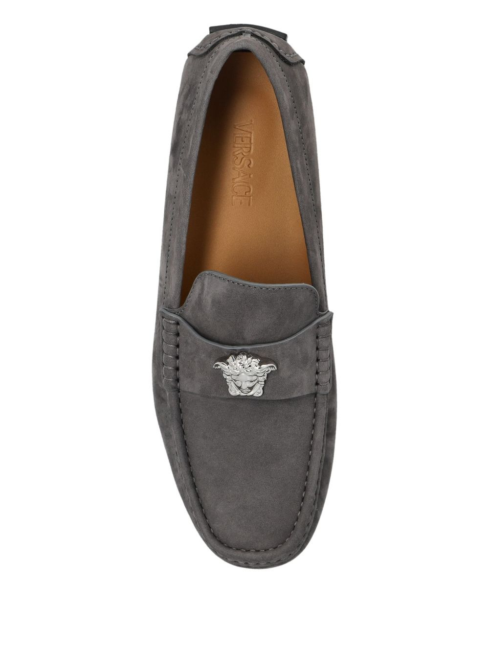 La Medusa-embellished loafers - 3