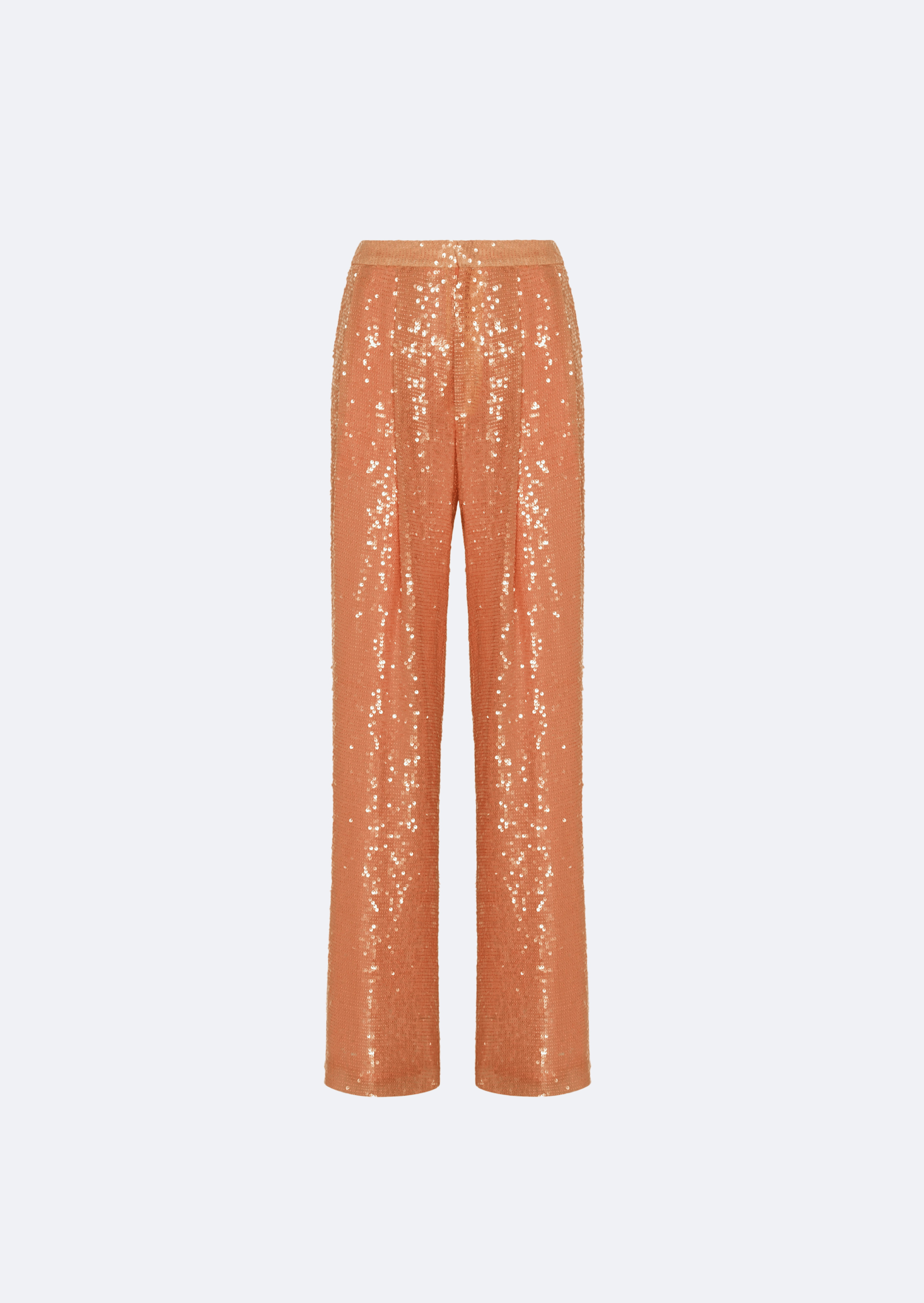 Sequin Relaxed Pleated Pant - 1