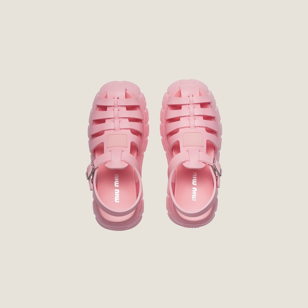 EVA platform sandals - 3