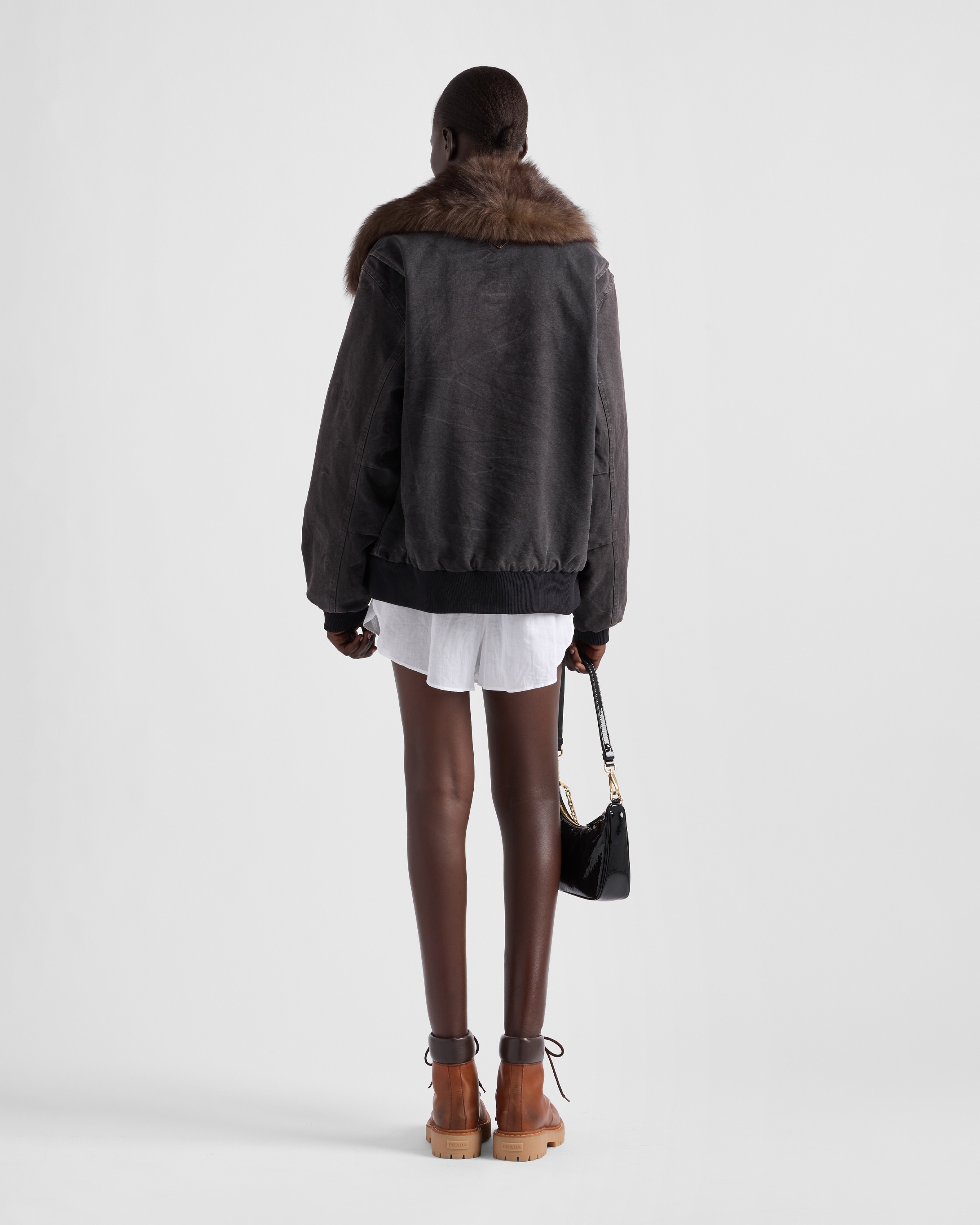Canvas blouson jacket - 5