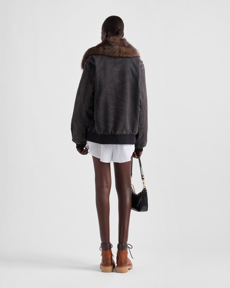 Canvas blouson jacket 5