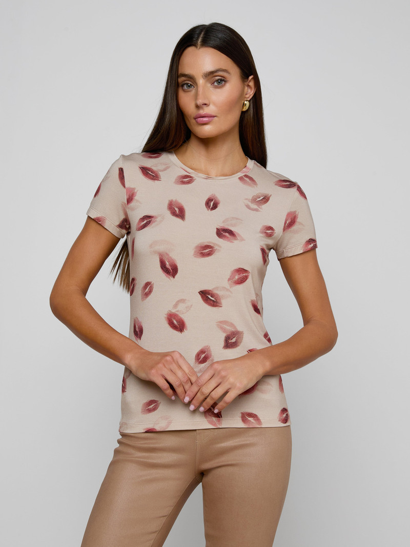 L'AGENCE Ressi Fitted Tee outlook