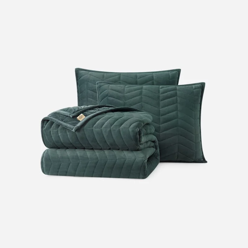 ® Coco Quilt Set T/TXL Bedding in Deep Night - 1
