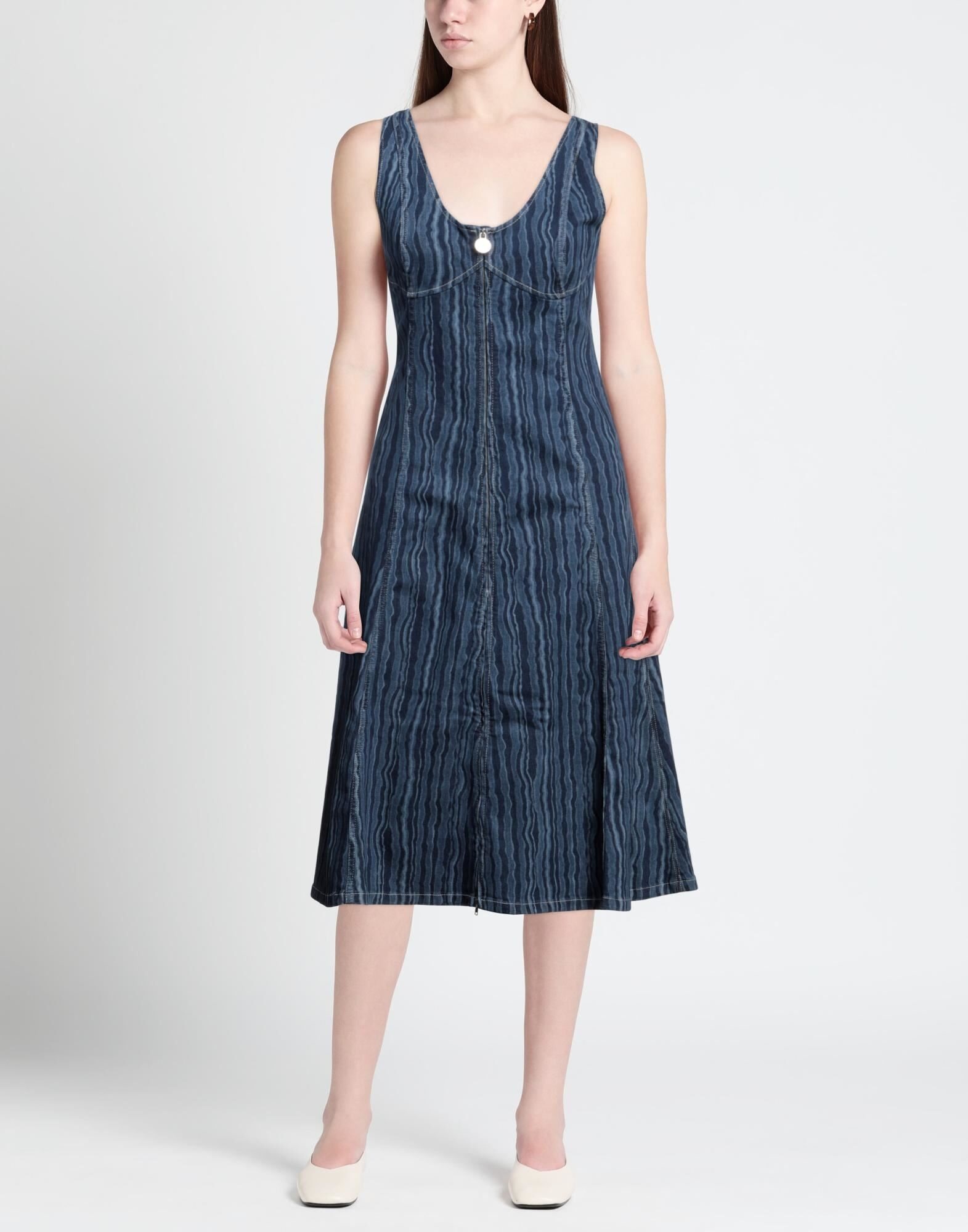 Blue Women's Denim Dress - 3