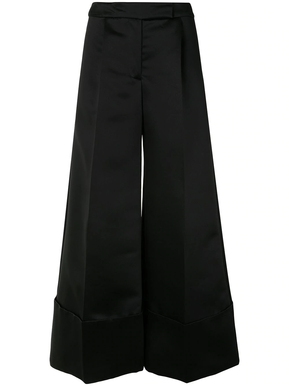 satin wide leg trousers - 1