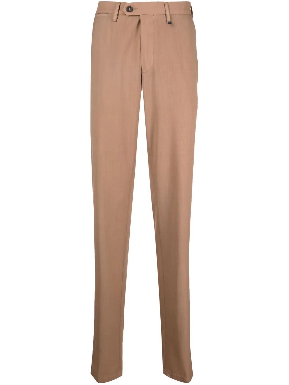 off-centre button trousers - 1