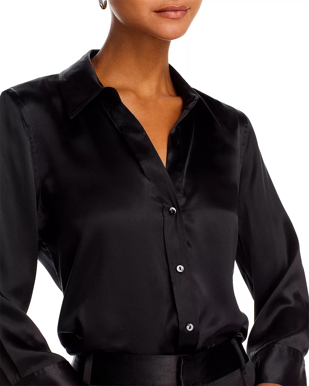 Dani Silk Charmeuse Blouse - 3