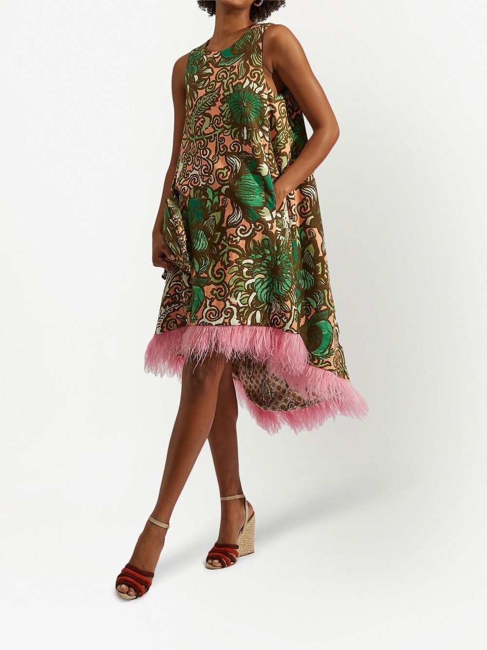La Scala graphic-print dress - 2
