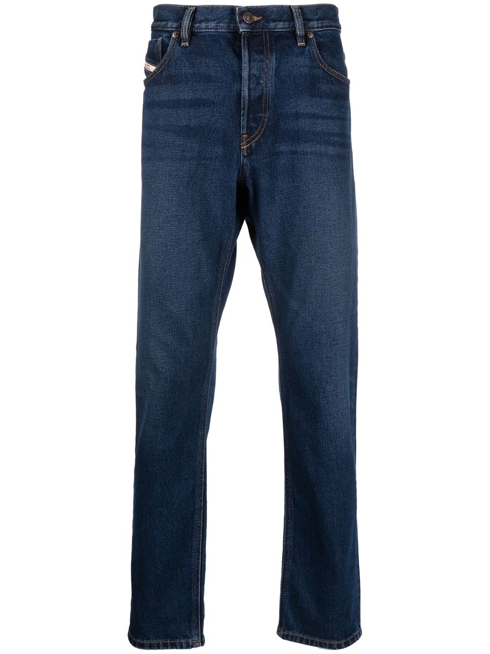 mid-rise slim-fit jeans - 1