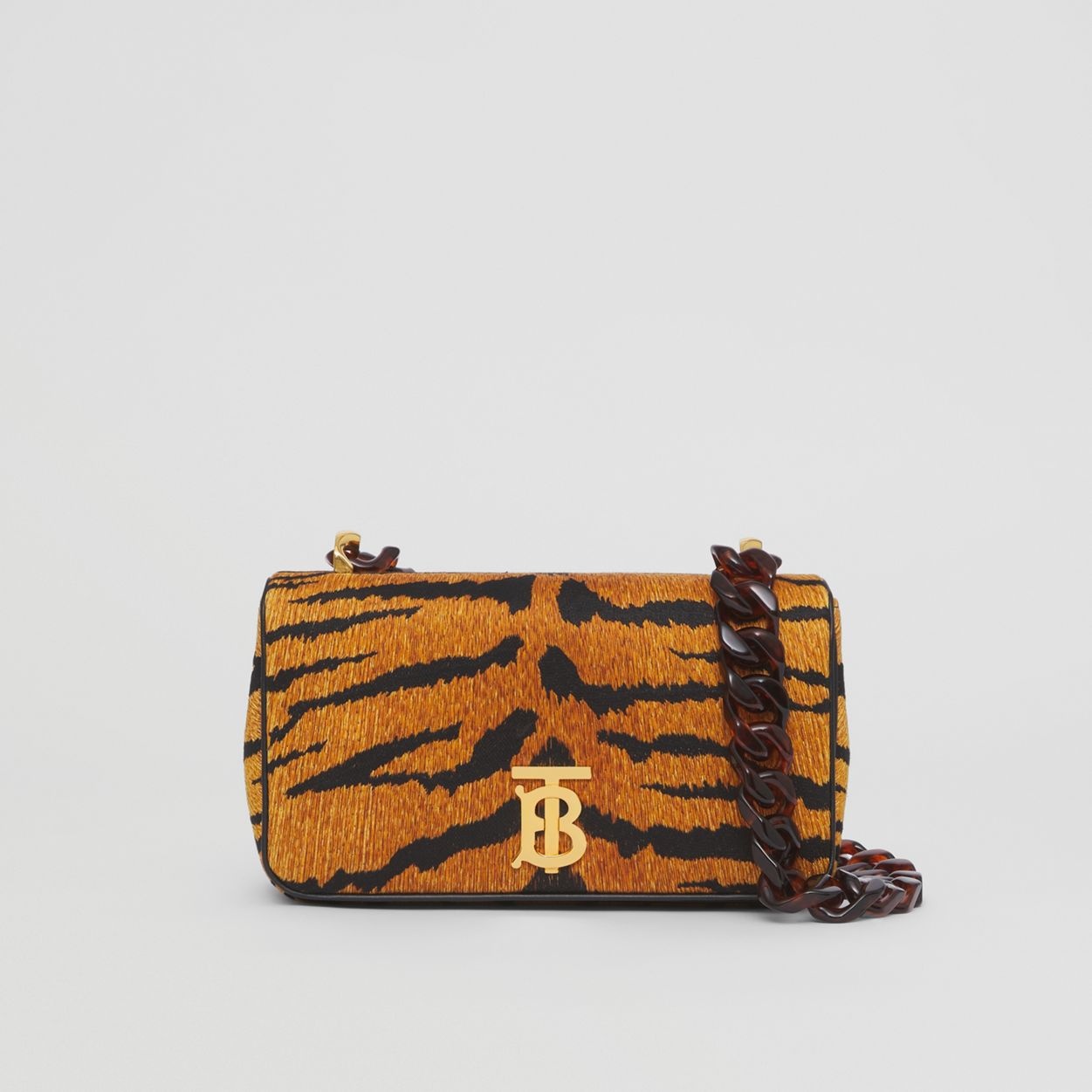 Small Tiger Striped Cotton Lola Bag - 1