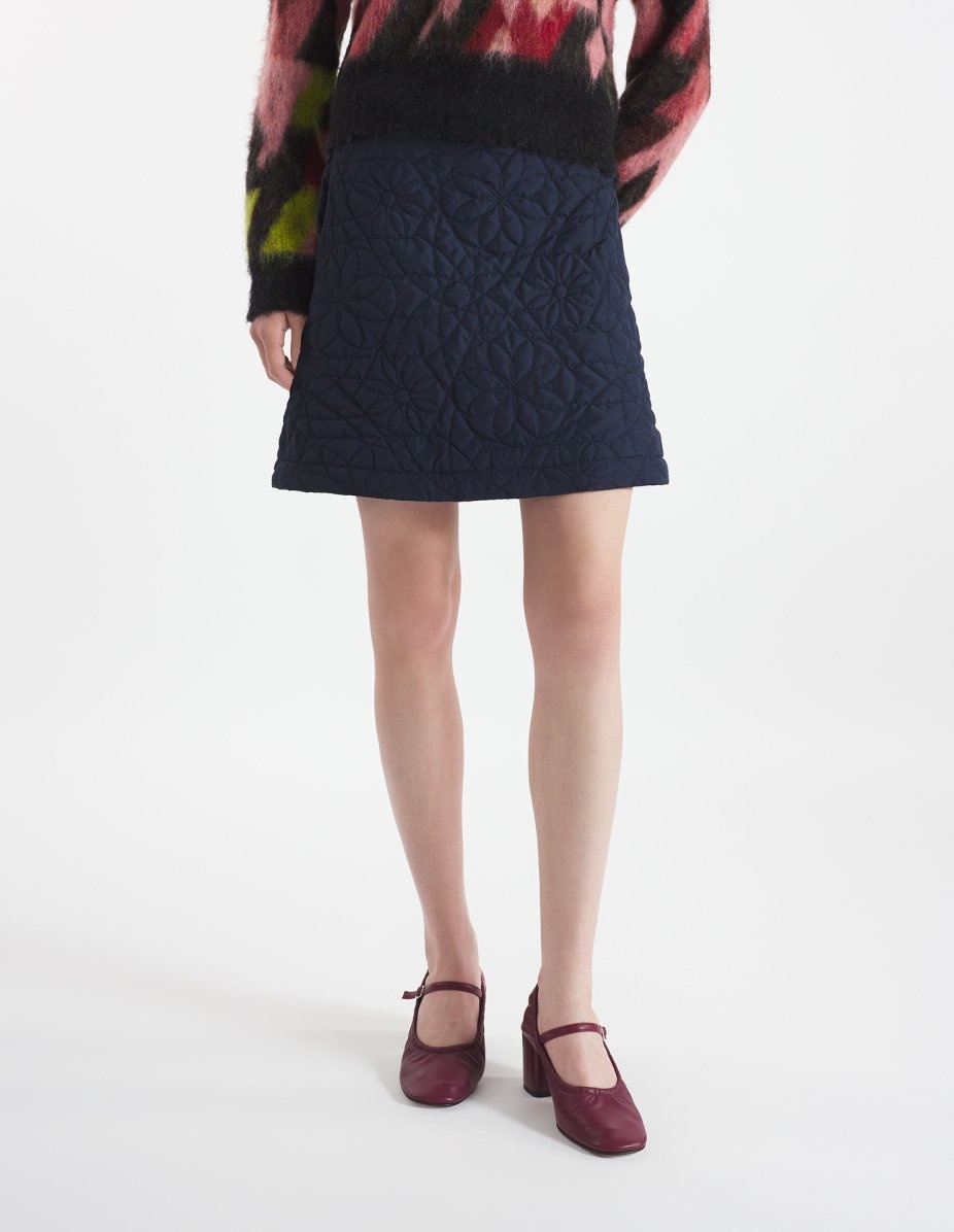 QUILTED MINI SKIRT - 3