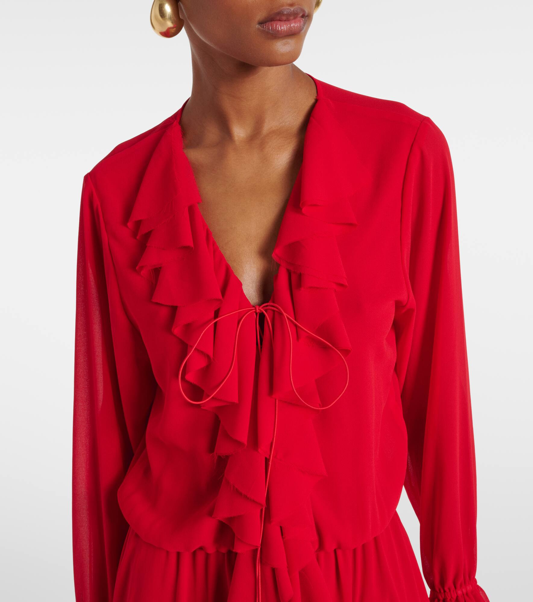Bellen ruffled maxi dress - 4