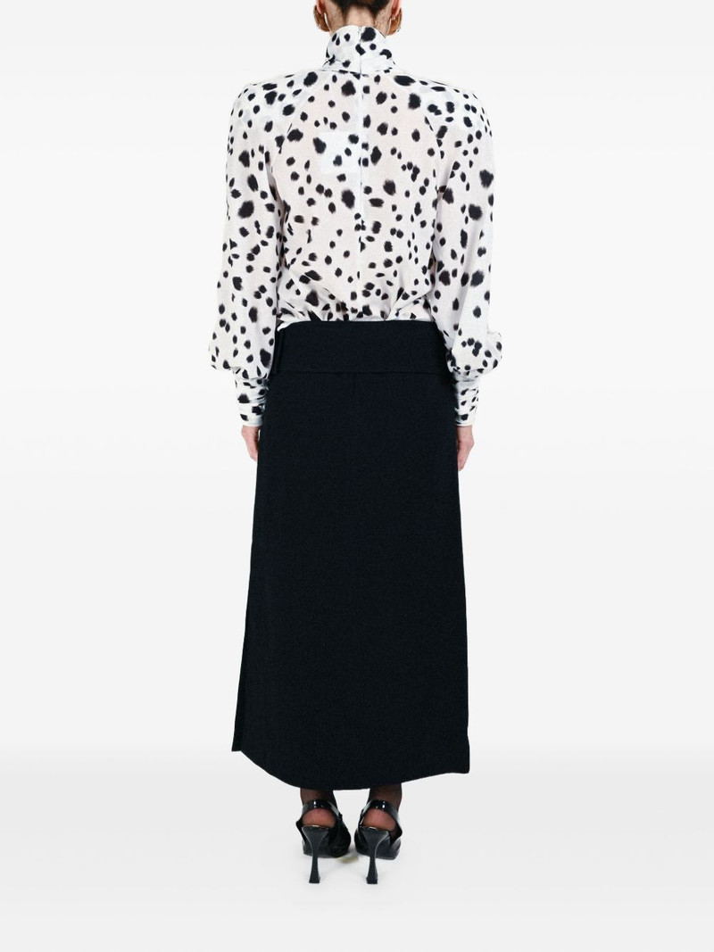 low-waist buckle maxi skirt 4