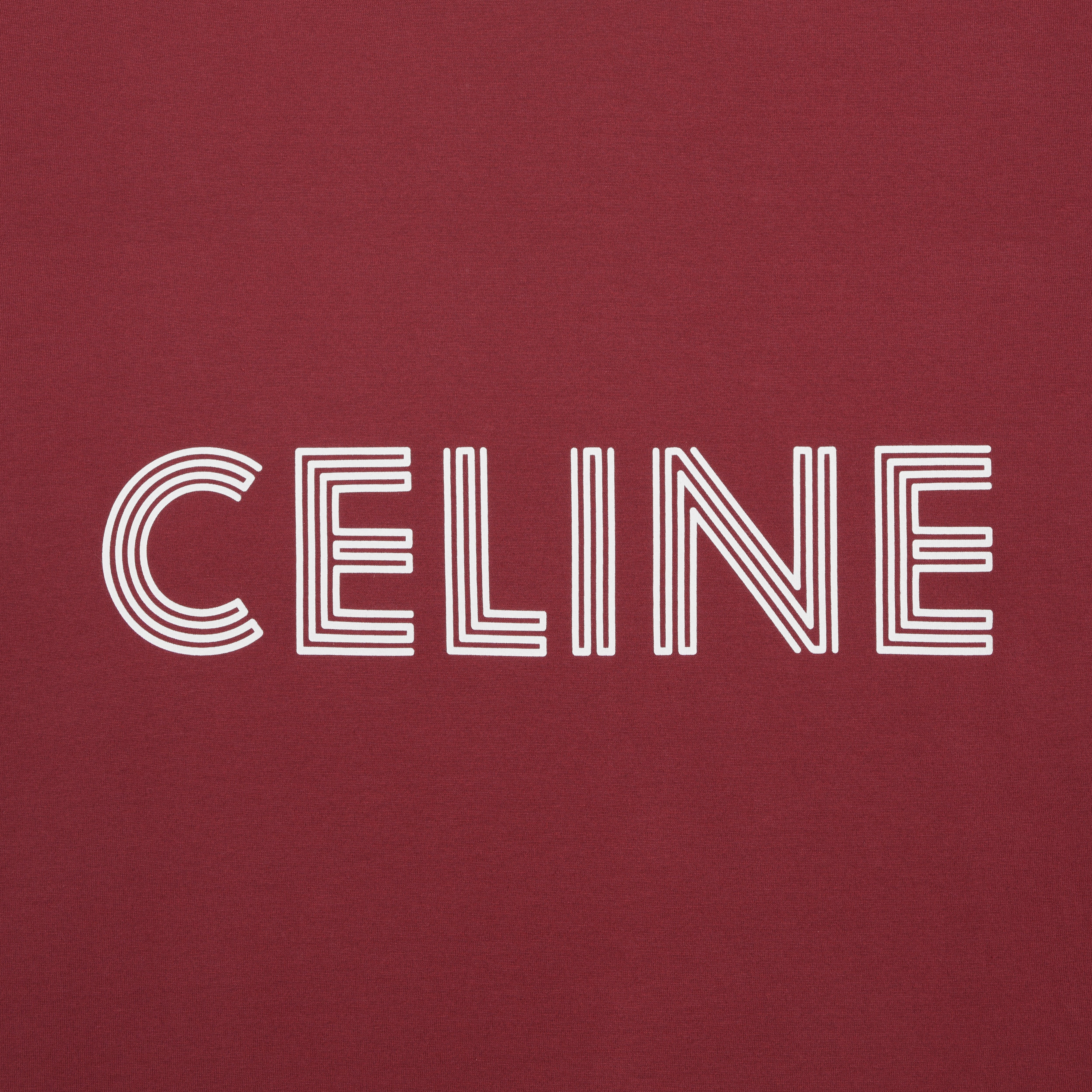 CELINE LOOSE T-SHIRT IN COTTON JERSEY