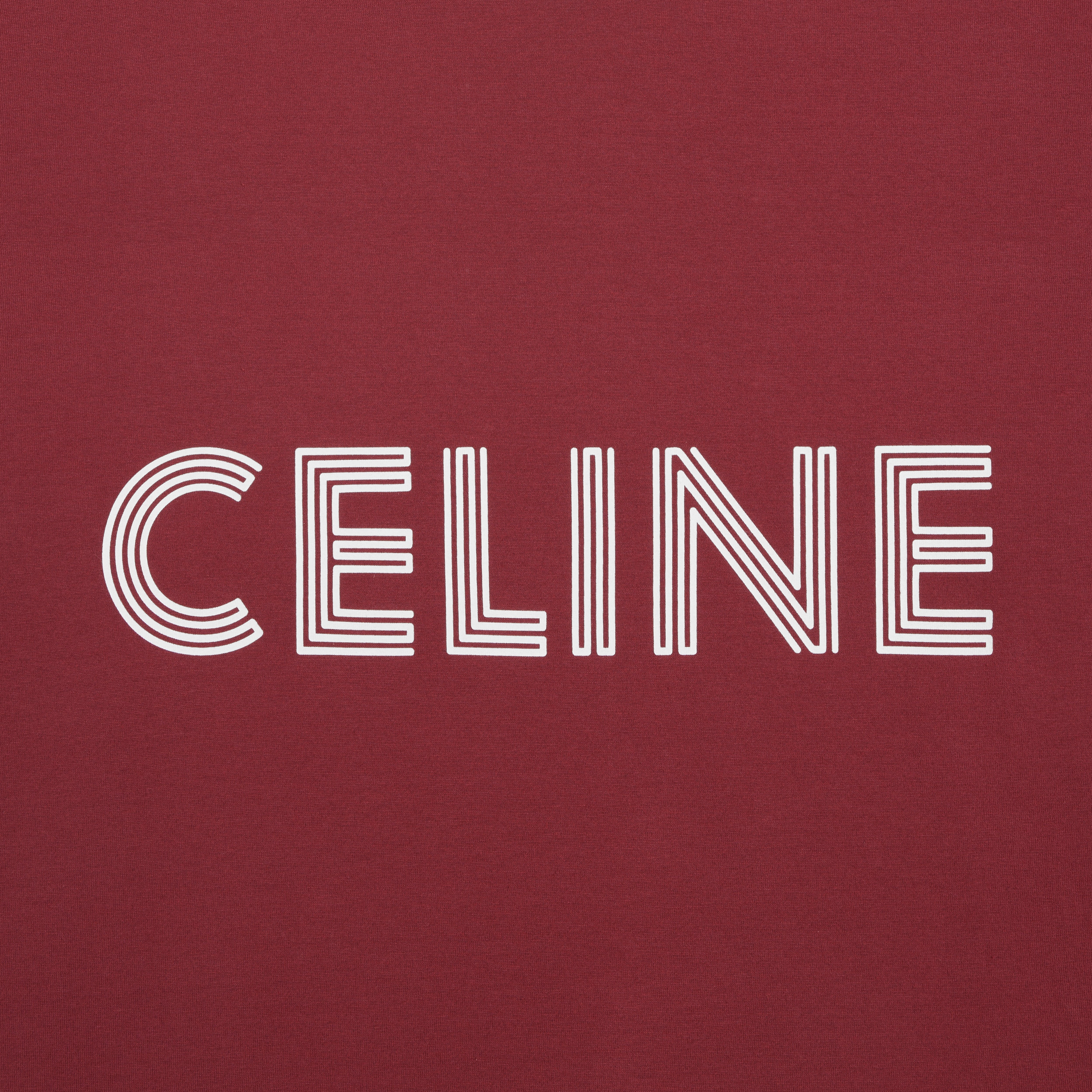 LOOSE CELINE T-SHIRT IN COTTON JERSEY