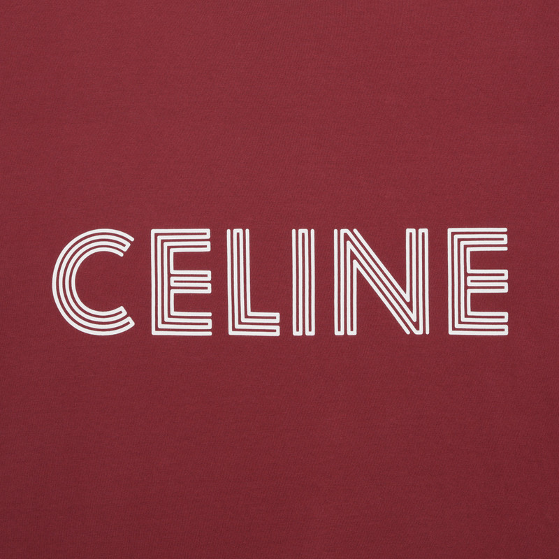 celine loose T-shirt in cotton jersey 4