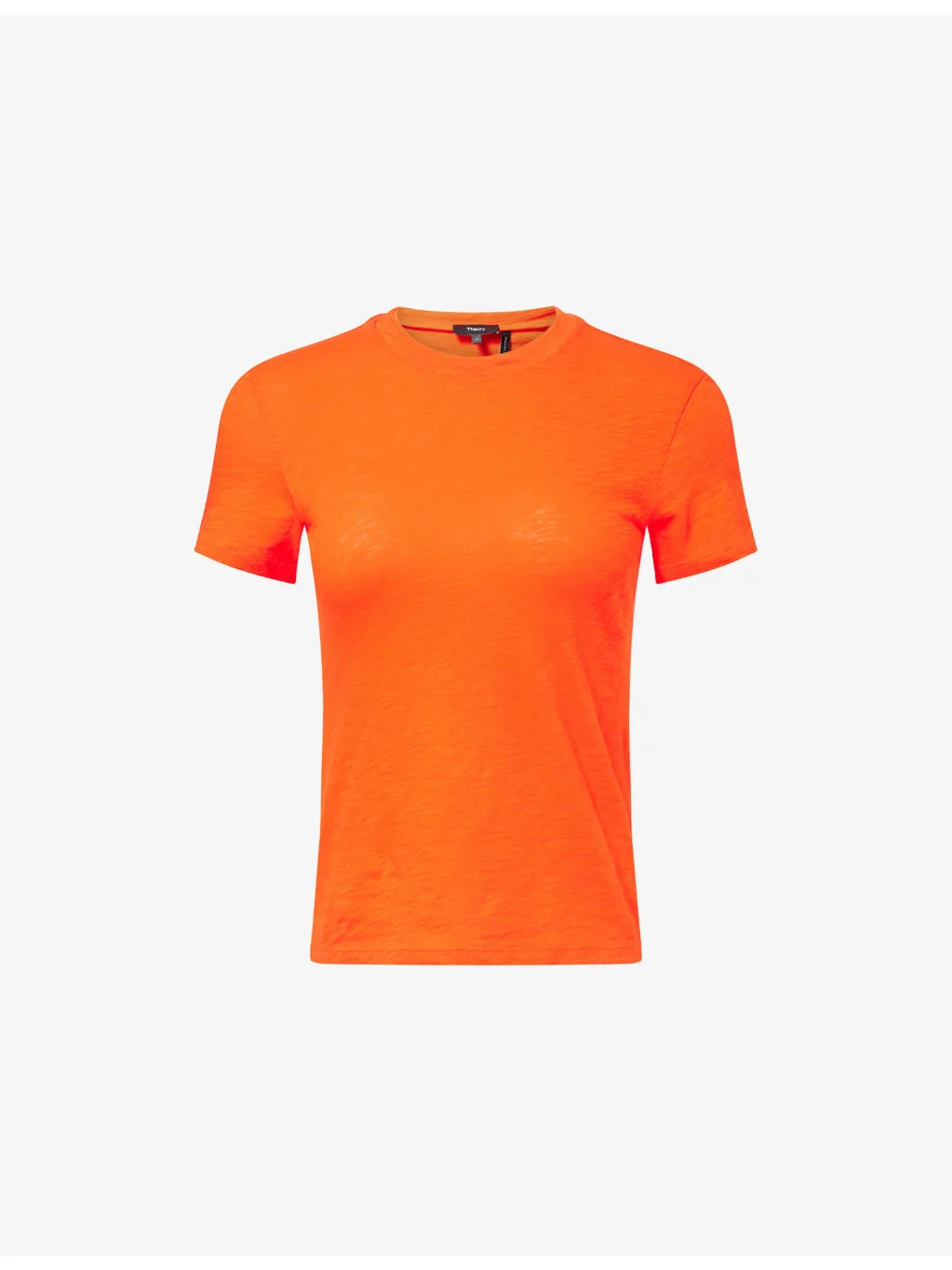 Crew-Neck Short-Sleeve Cotton T-Shirt - 1
