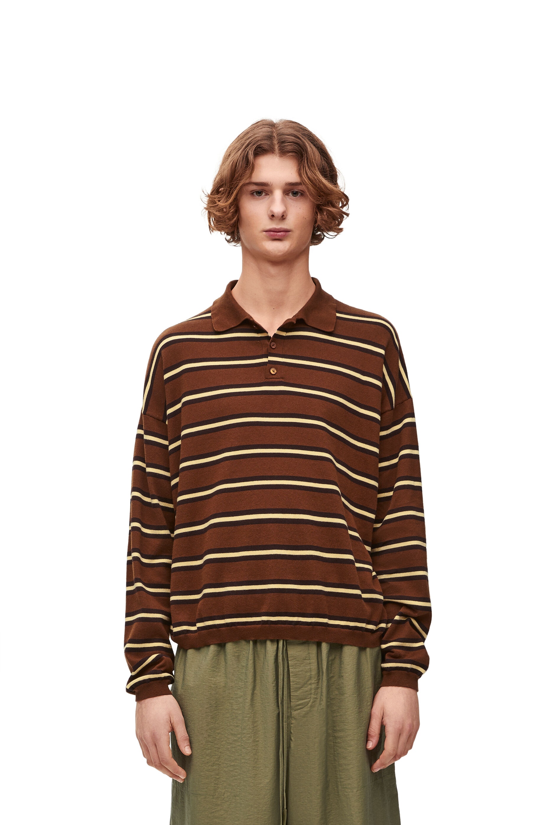 Polo sweater in cotton - 3