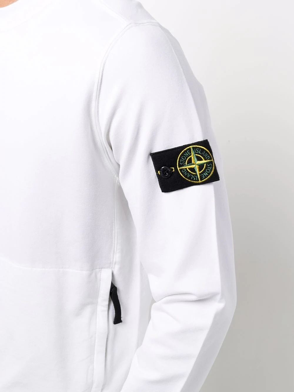 Compass badge crew-neck sweatshirt - 5