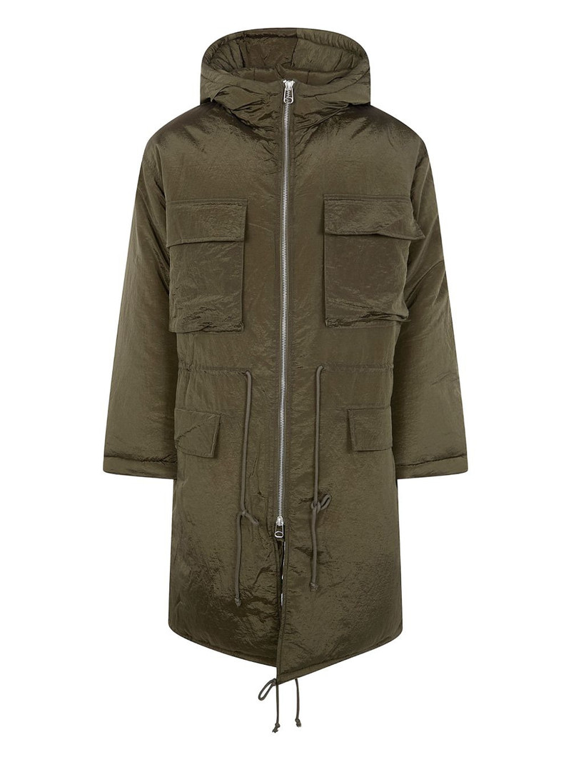multi-pocket hooded parka 1