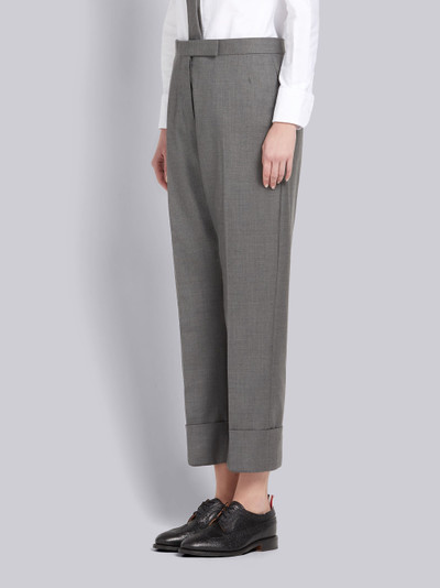 Thom Browne Medium Grey Super 120's Twill Menswear Fit Classic Trouser outlook