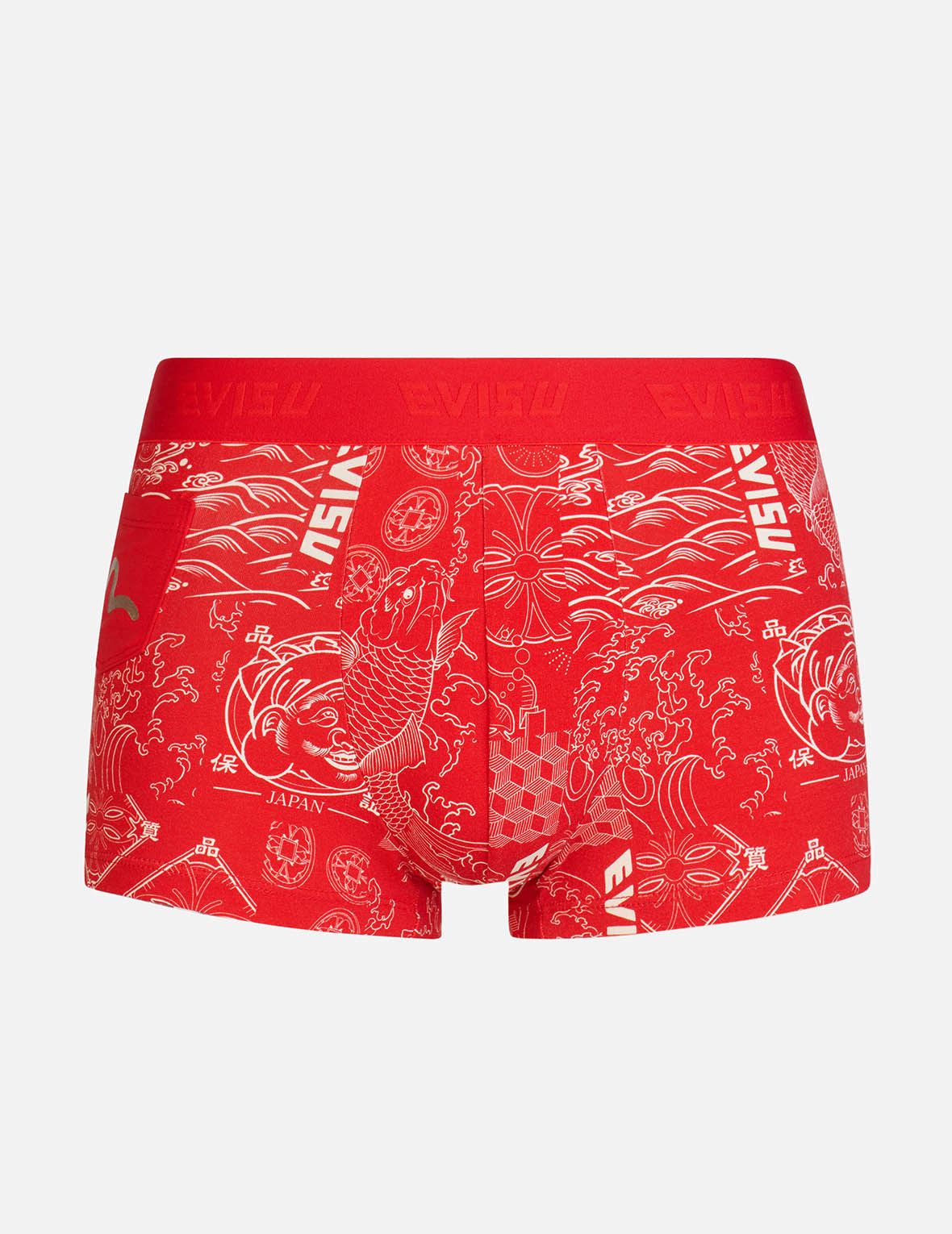 ALLOVER JAPANESE PATTERN PRINT TRUNKS - 1