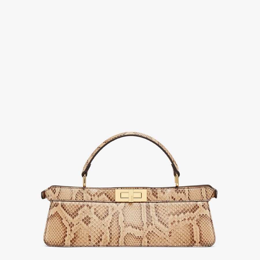 Beige python bag - 3