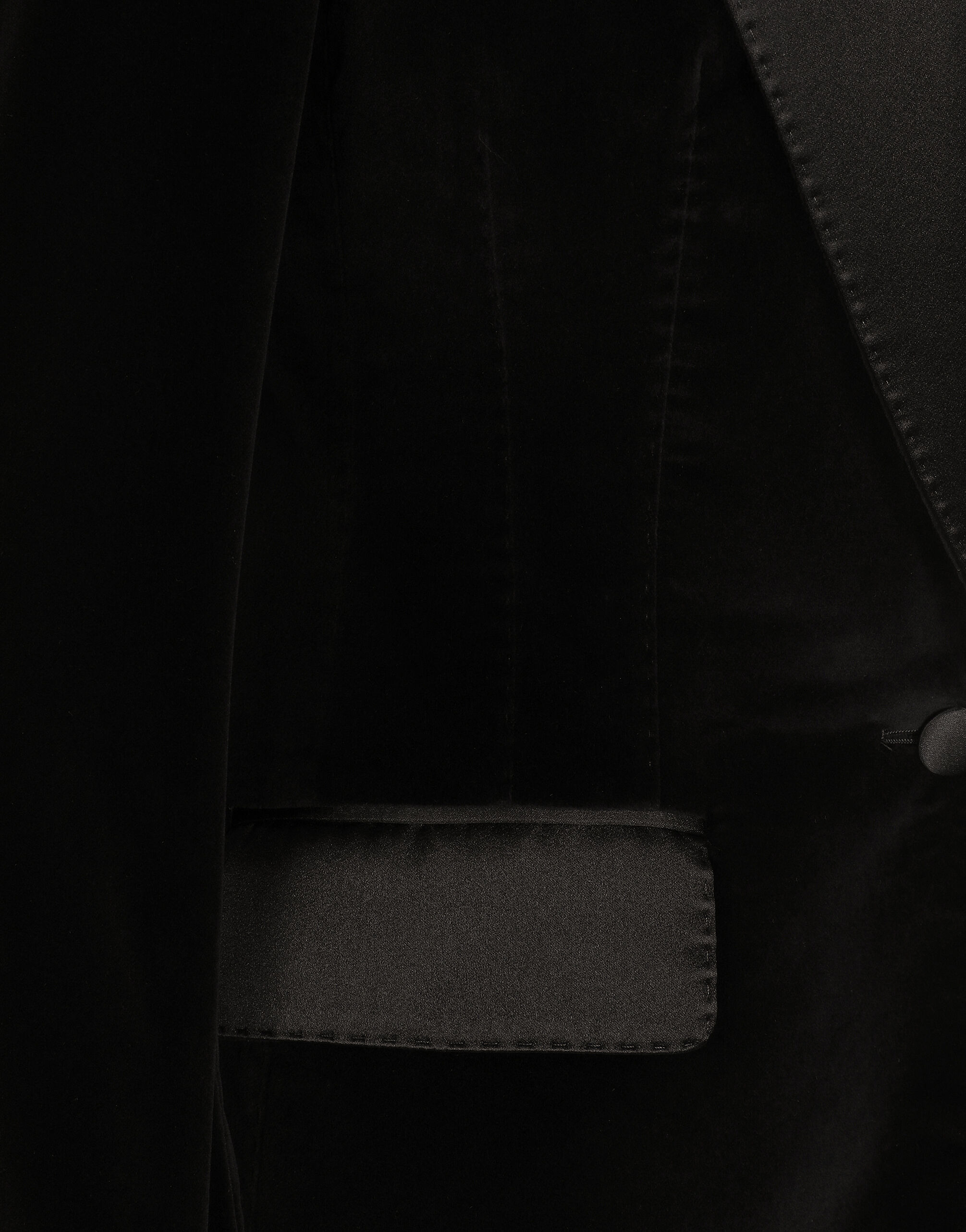 Single-breasted velvet Turlington tuxedo jacket - 7